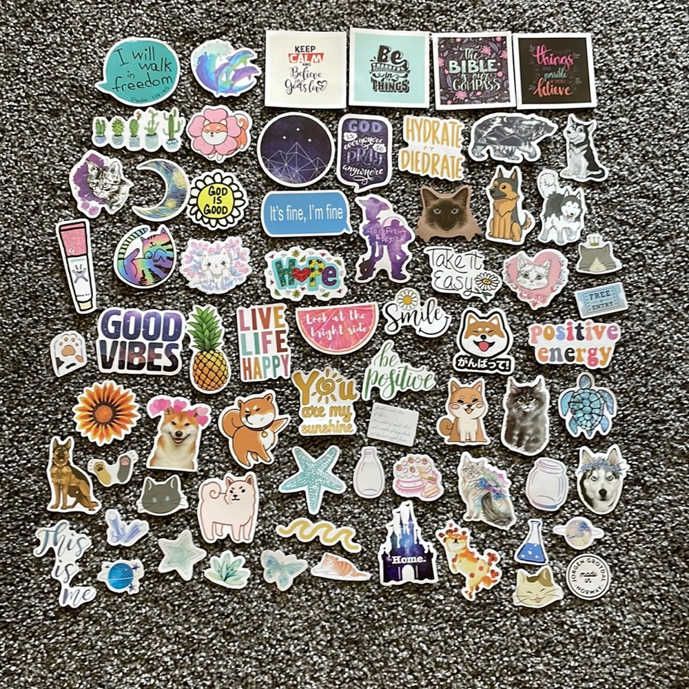 70 Pack of Stickers